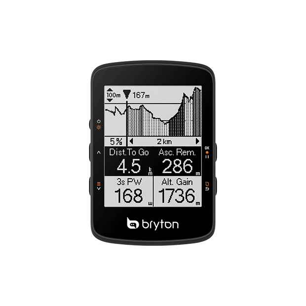 Bryton Rider 460 Bike Computer Heart Rate And Cadence Sensors