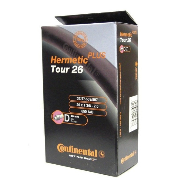 Continental Hermetic Plus Innertube Dunlop 26' (37/54-559/597)