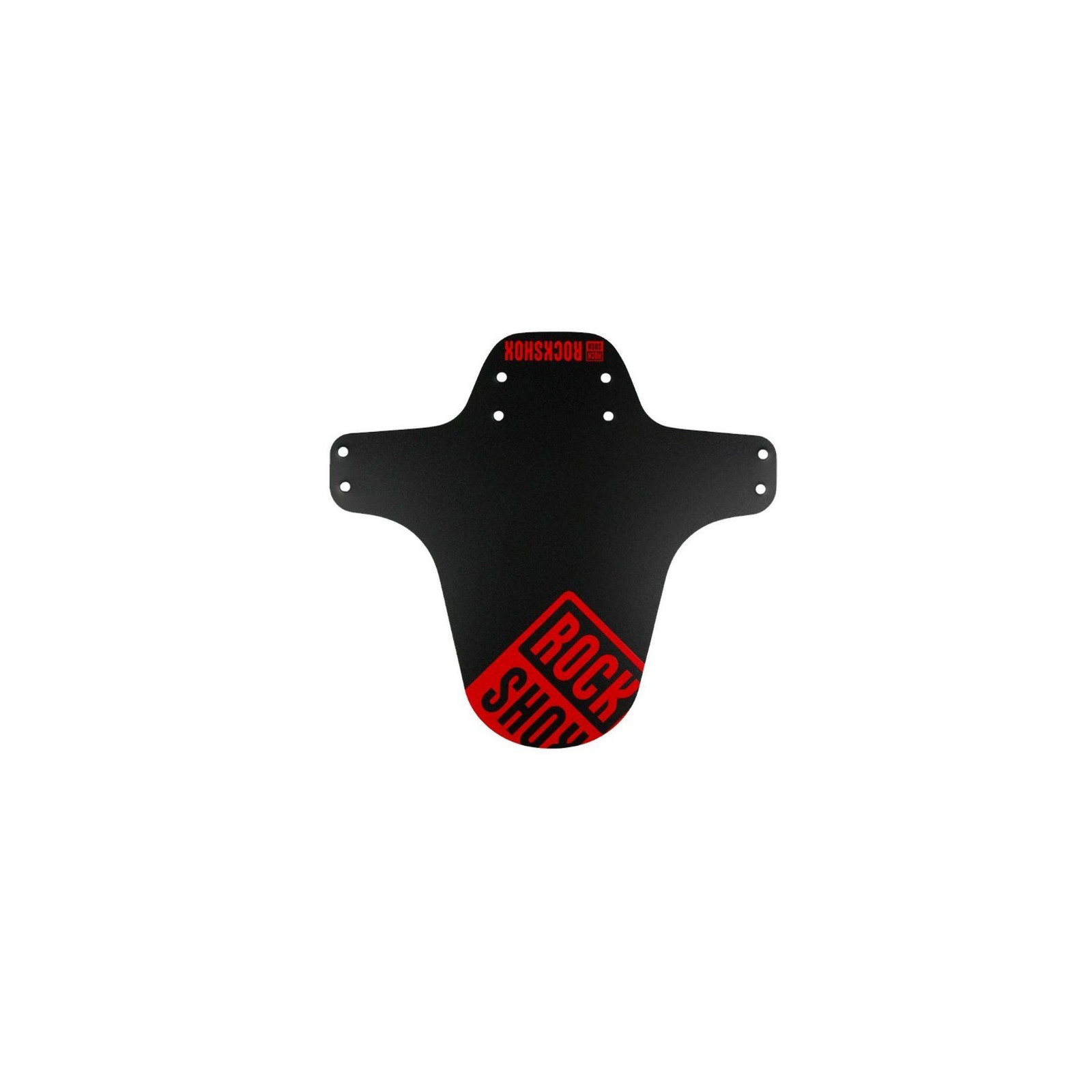 Rockshox MTB Front Mudguard Black Red Logo