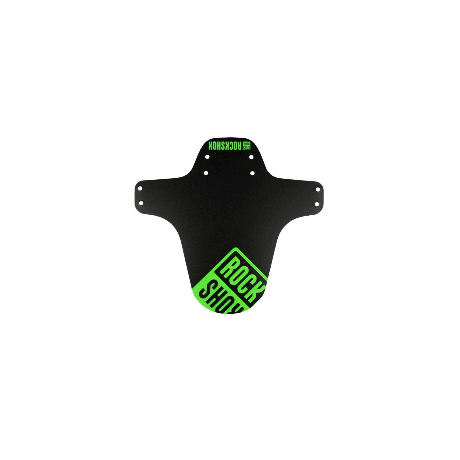 Rockshox MTB Front Mudguard Black / Green Logo