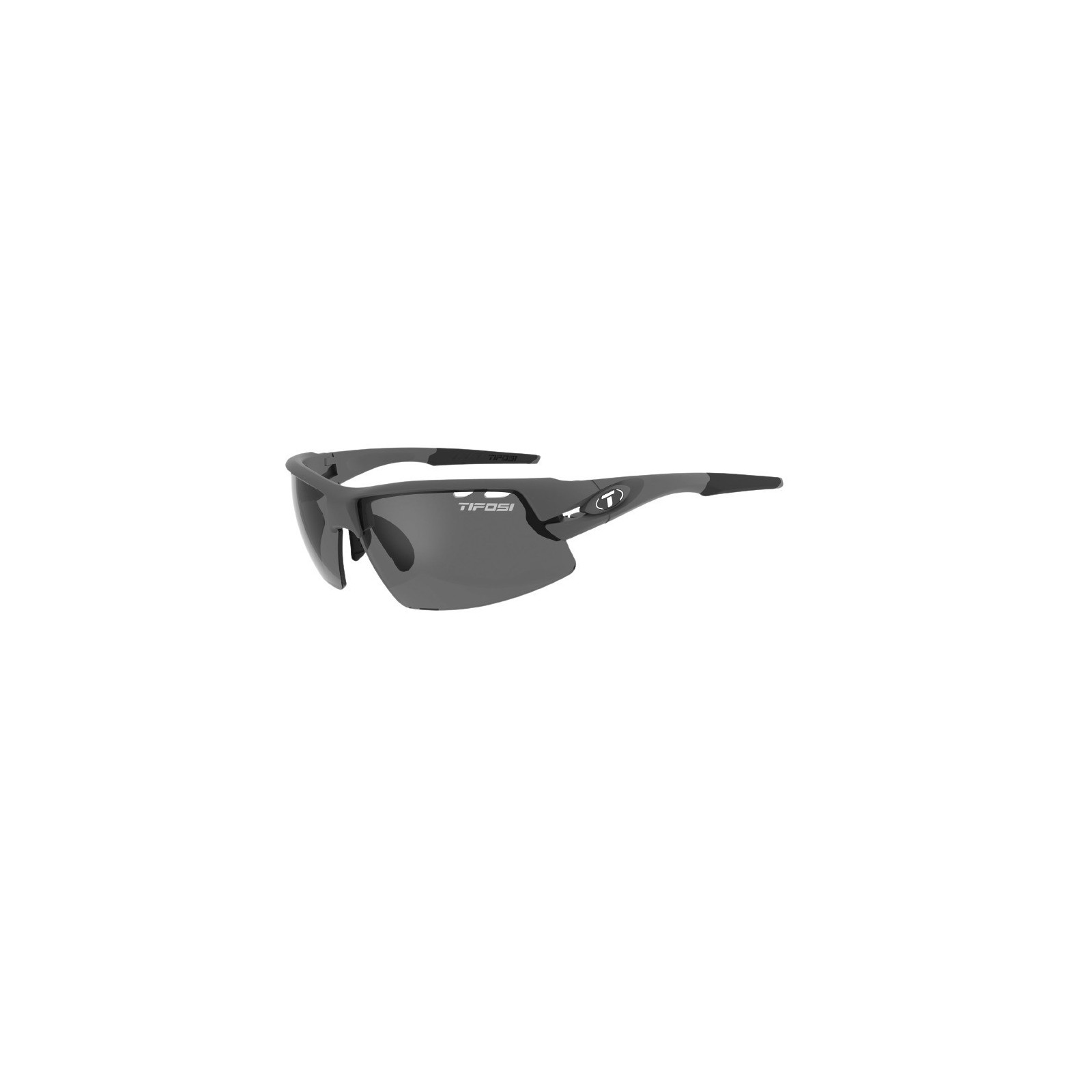 Tifosi Crit Matte Gunmetal Glasses - Polarized Smoke Lenses