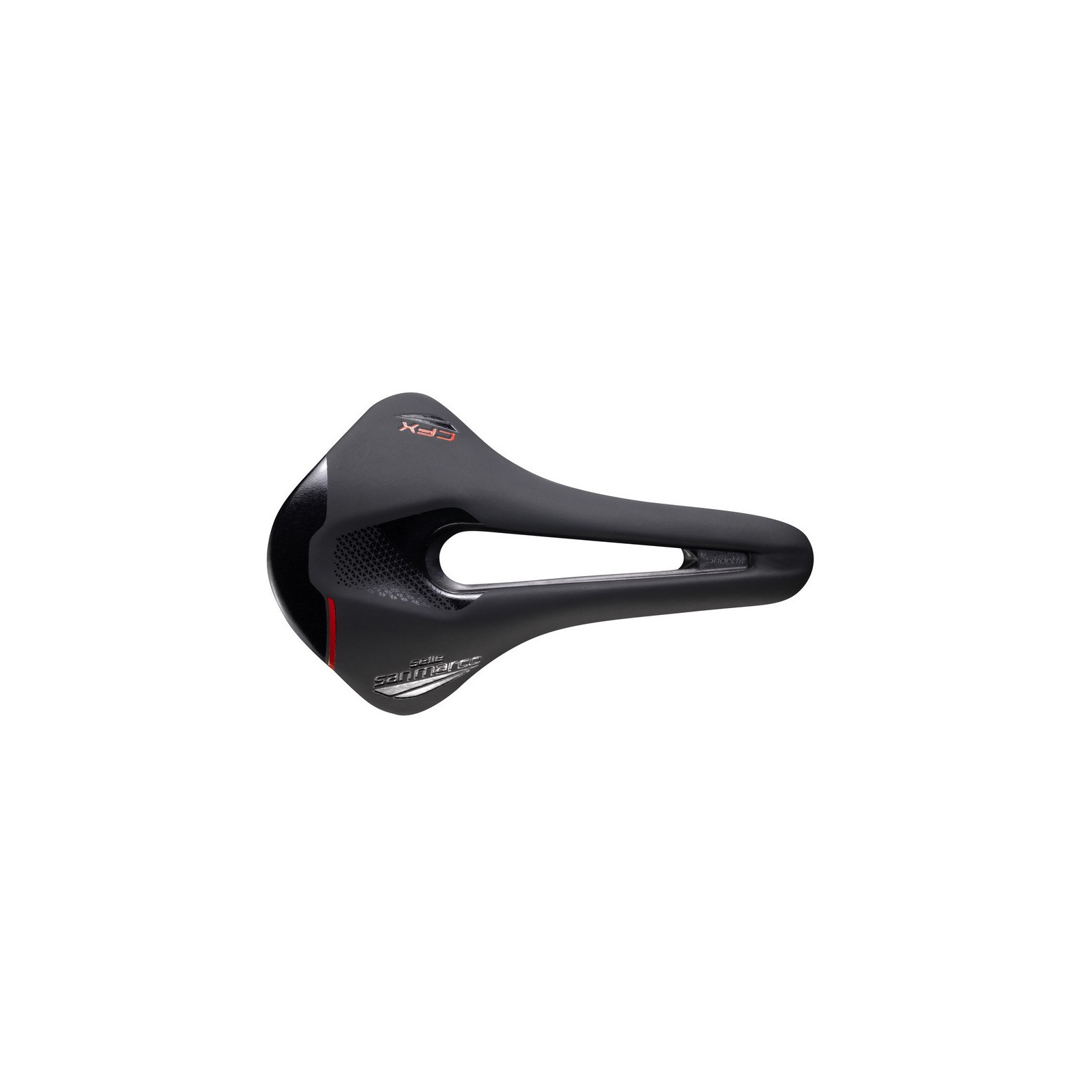 Carbon outlet fit saddle