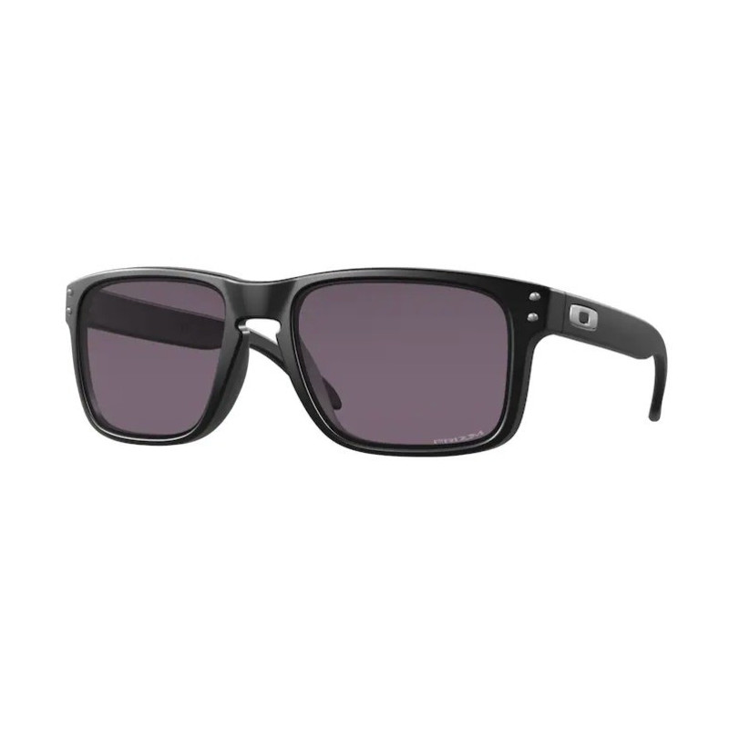 Oakley Holbrook Glasses Matte Black - Prizm Grey Lens