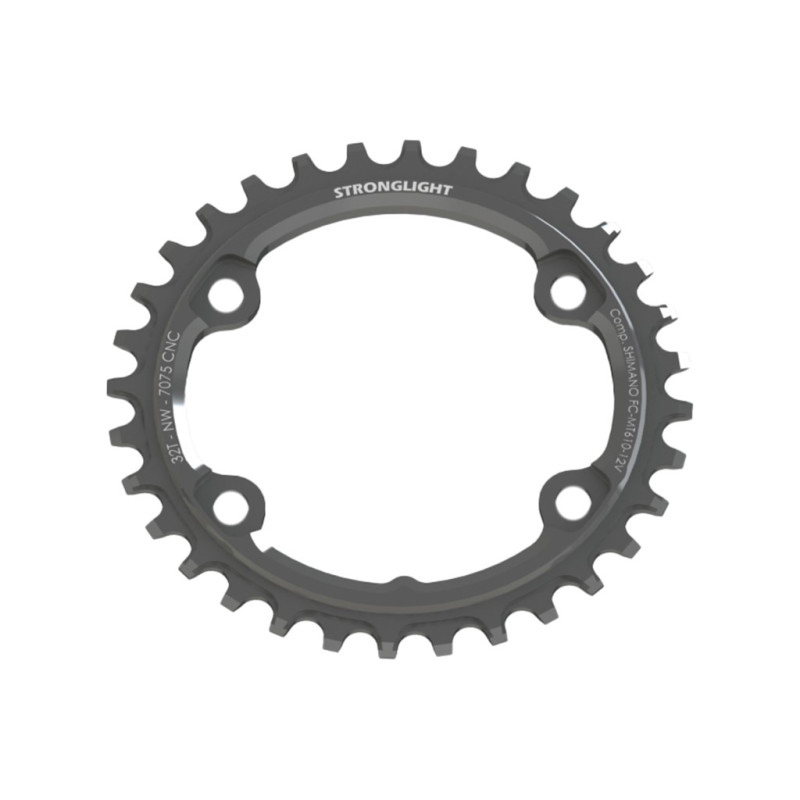 Stronglight MTB chainring Shimano SLX FC-MT610 96 mm 1x12 S - HT3 (grey)