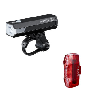 Cateye AMPP 900/VIZ 300 Front/Rear Light Kit