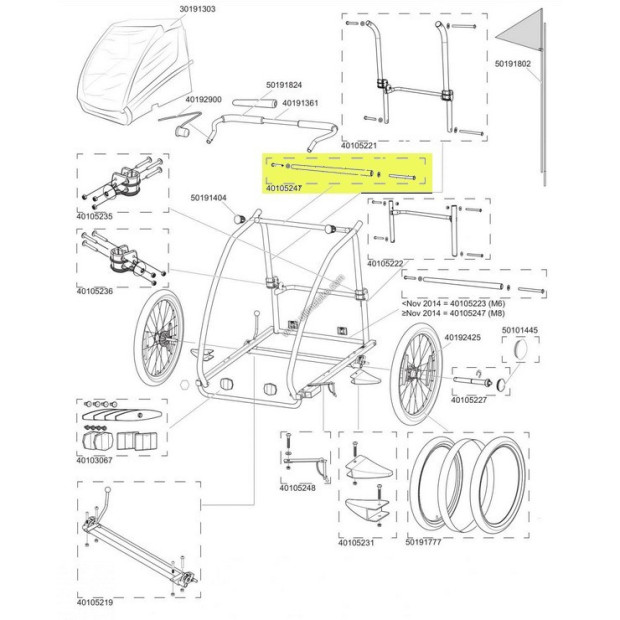 Thule coaster on sale xt parts